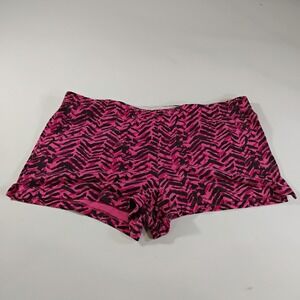 OP Women's Large 11/13 Pink/Black Shorts Boyfriend
